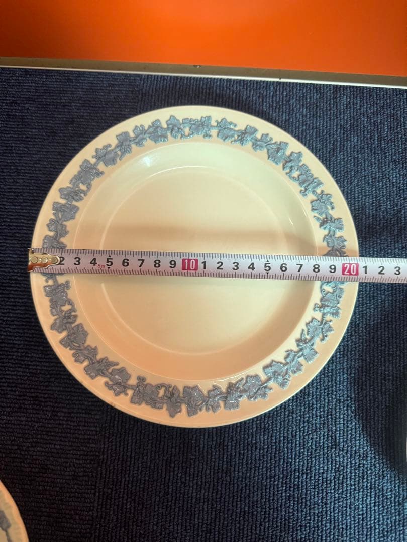 2046 ウェッジウッド クイーンズウェア カップ＆ソーサ1客　鉢1客　皿1客