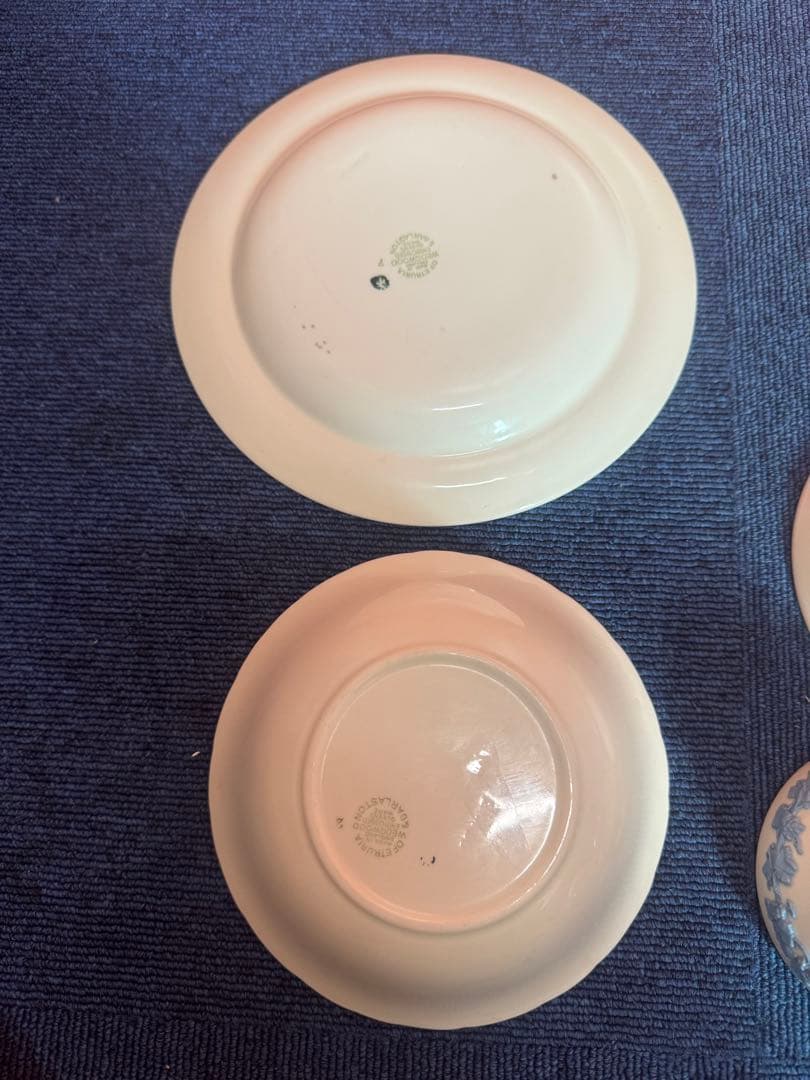 2046 ウェッジウッド クイーンズウェア カップ＆ソーサ1客　鉢1客　皿1客