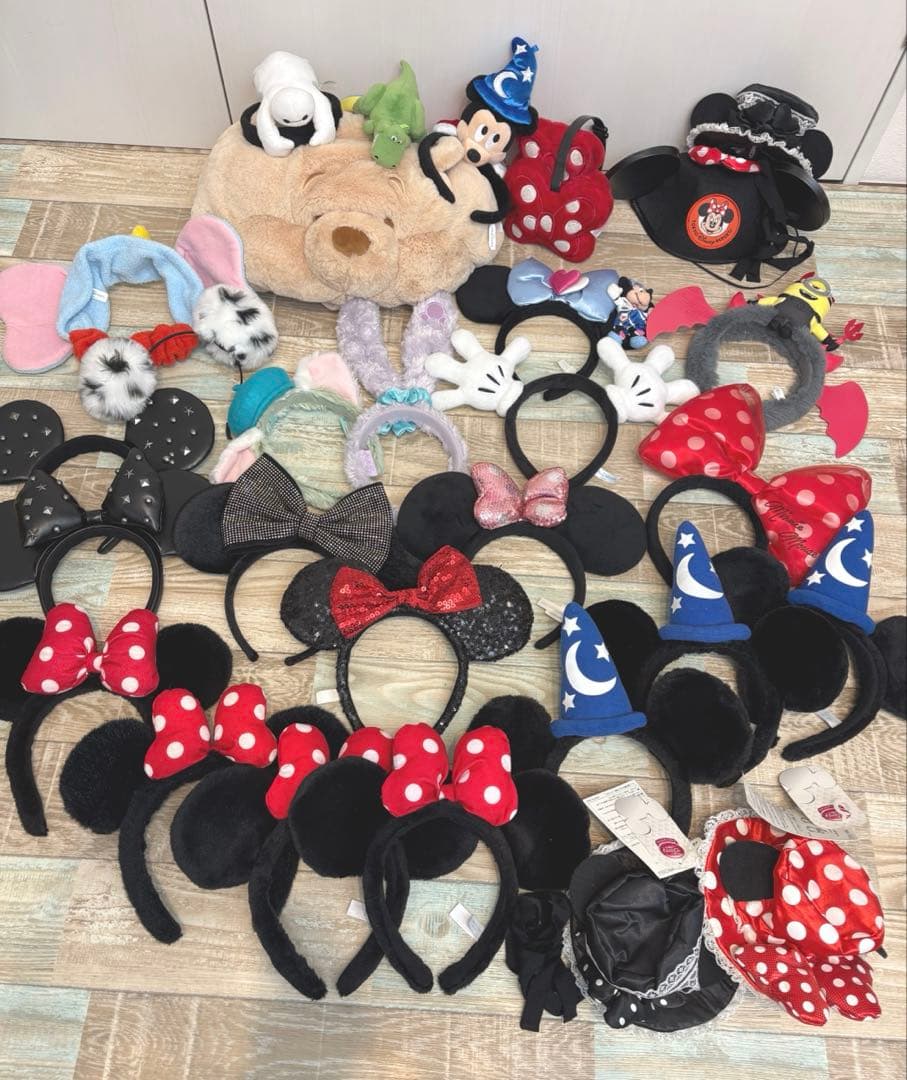 ディズニー　カチューシャ　ミニー　ヘアバンド　まとめ売り　ミニオン　23点