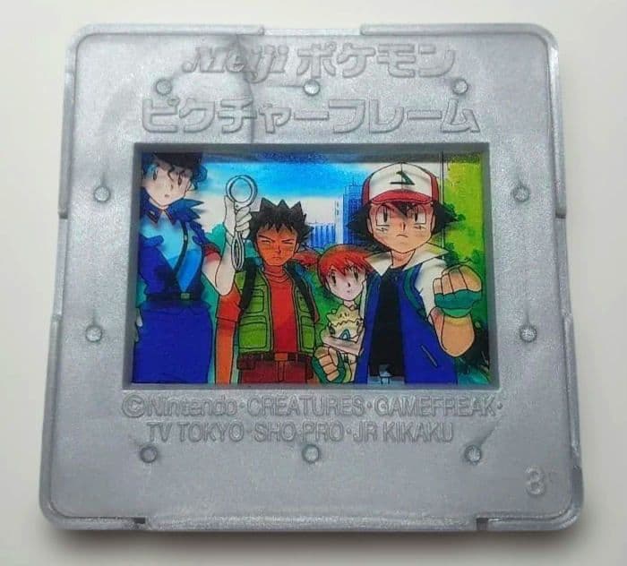 Meiji ポケモン ピクチャーフレーム　ジュンサー タケシ カスミ サトシ