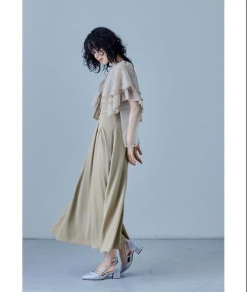 極美品 ドリードール niana ボレロ ケープ ドレス M 結婚式 お呼ばれ