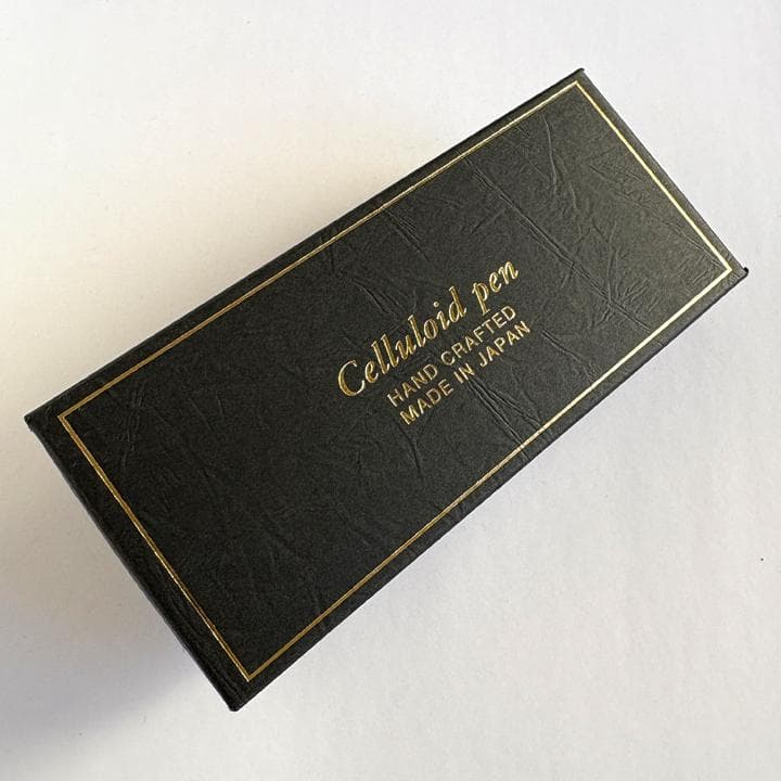 [美品] 加藤製作所 セルロイド 万年筆 FF GNストライプ