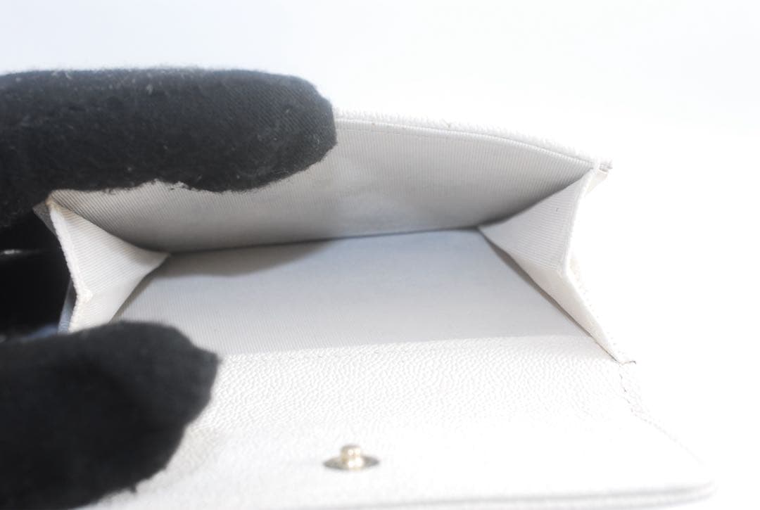 シャネル＊CHANEL＊ボーイシャネル＊キャビアスキン＊三つ折り財布＊マトラッセ