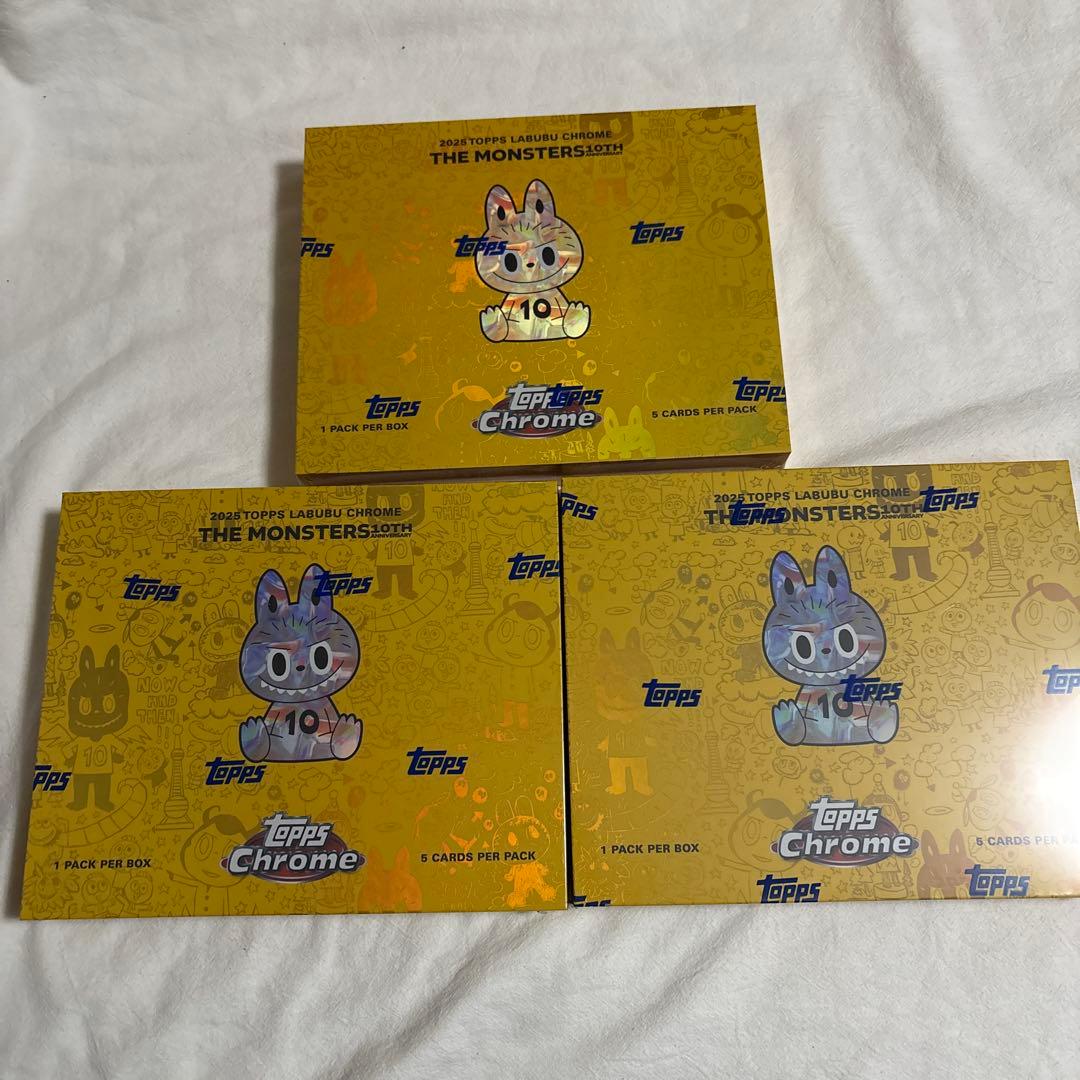 g*r様 Topps Chrome 10周年記念BOX　ラブブ　3BOX 新品L