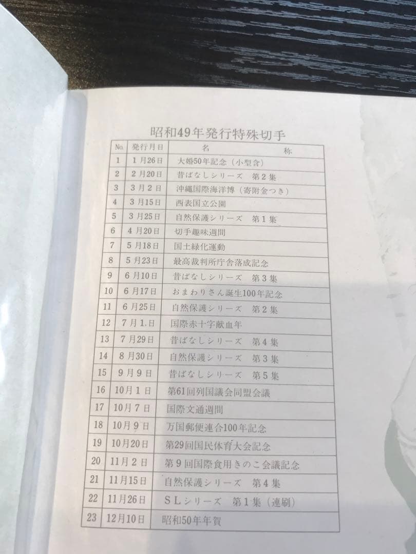 1972〜1979 特殊手帳　JAPANESE STAMPS 7冊セット235