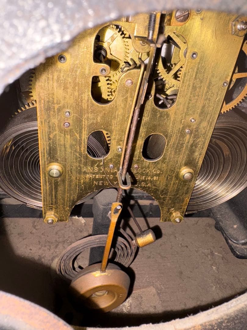 ANSONIA アンソニア　ヴィンテージ　アンティーク置時計