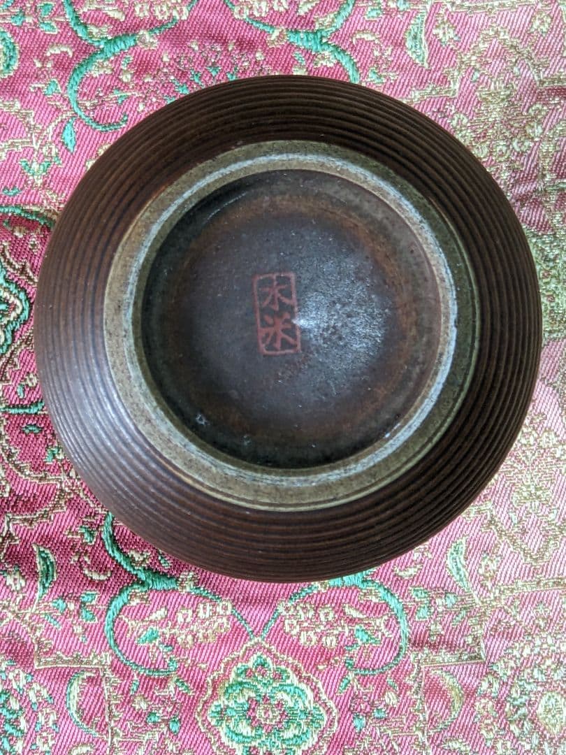 ⭐青木木米 京焼 南画赤絵琴高仙人 徳利 九谷焼 コレクション骨董品アンティーク