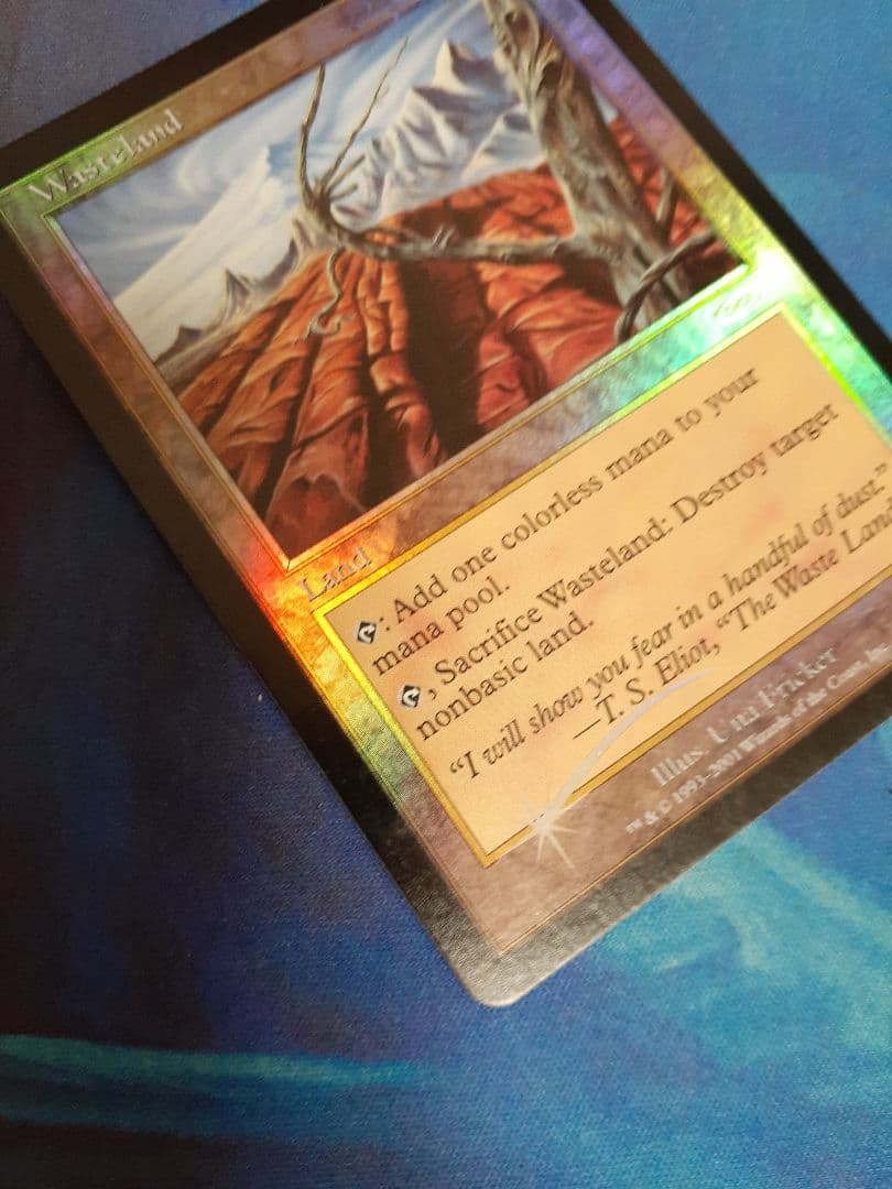 mtg 不毛の大地　英語　foil プロモ　褒賞プログラム