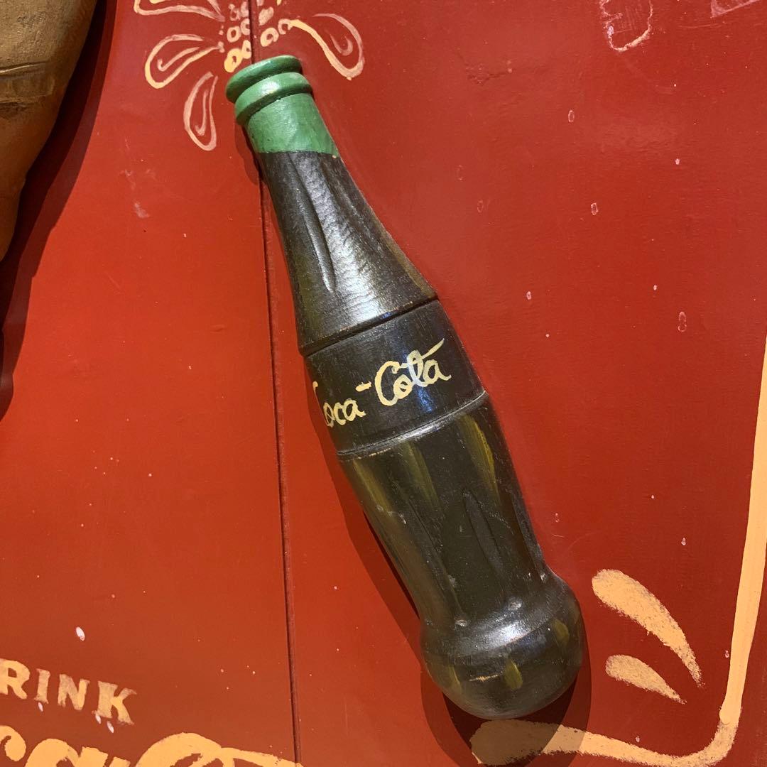 コカコーラ　木製看板　アメリカンジャンク　ヴィンテージ　中古
