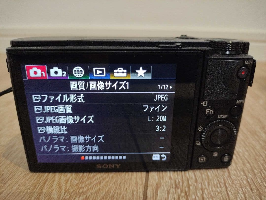 デジタルカメラ DSC RX100v