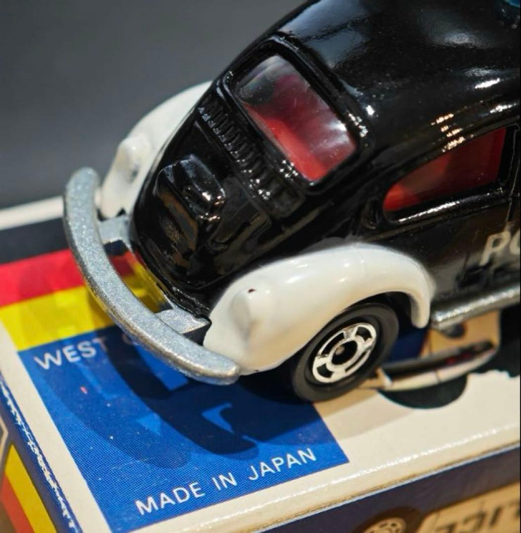 〈トミカ〉青箱 F70 フォルクスワーゲン ポリスカー 黒 (日本製)