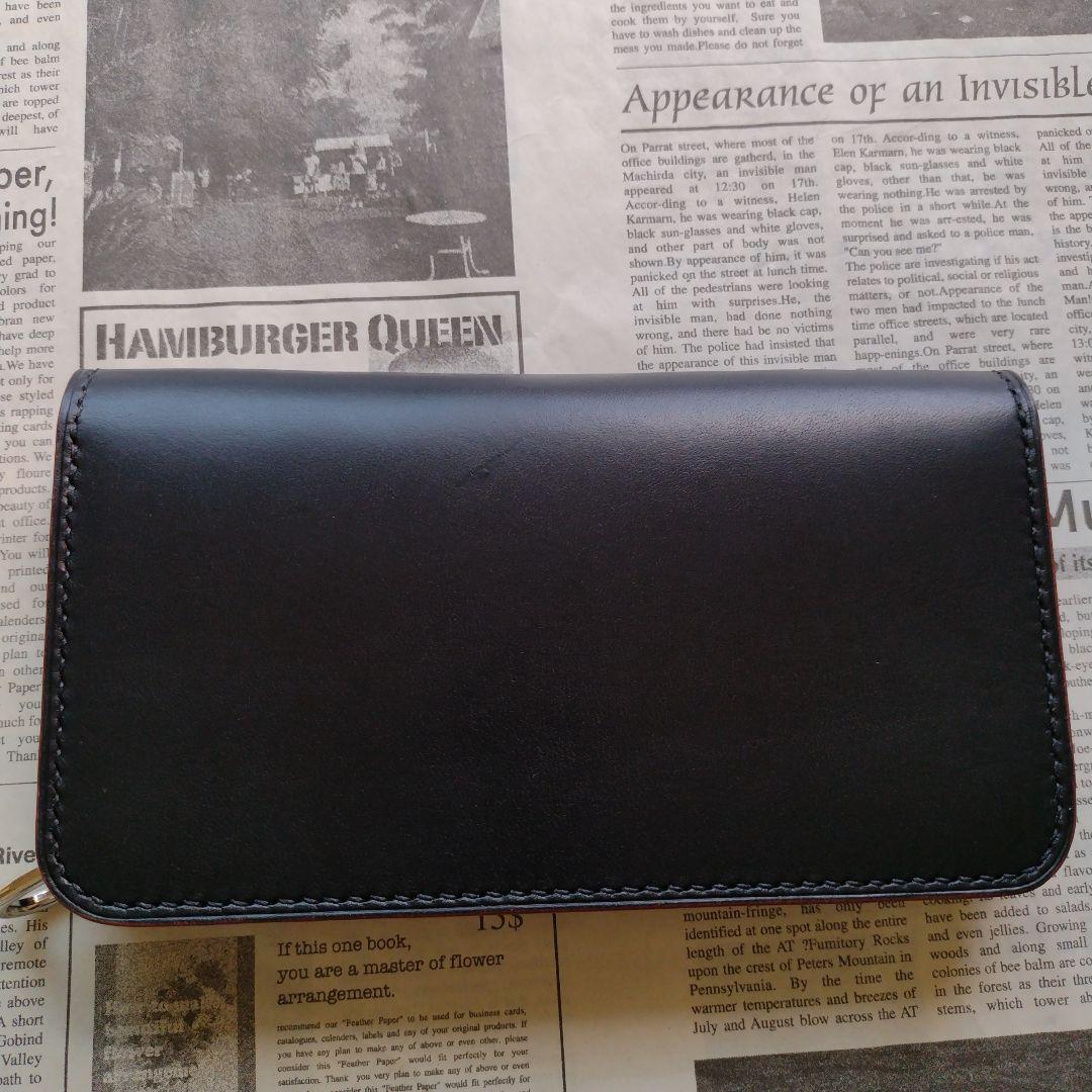 2.5層　ロングトラッカー　ウォレット　茶芯　栃木レザー