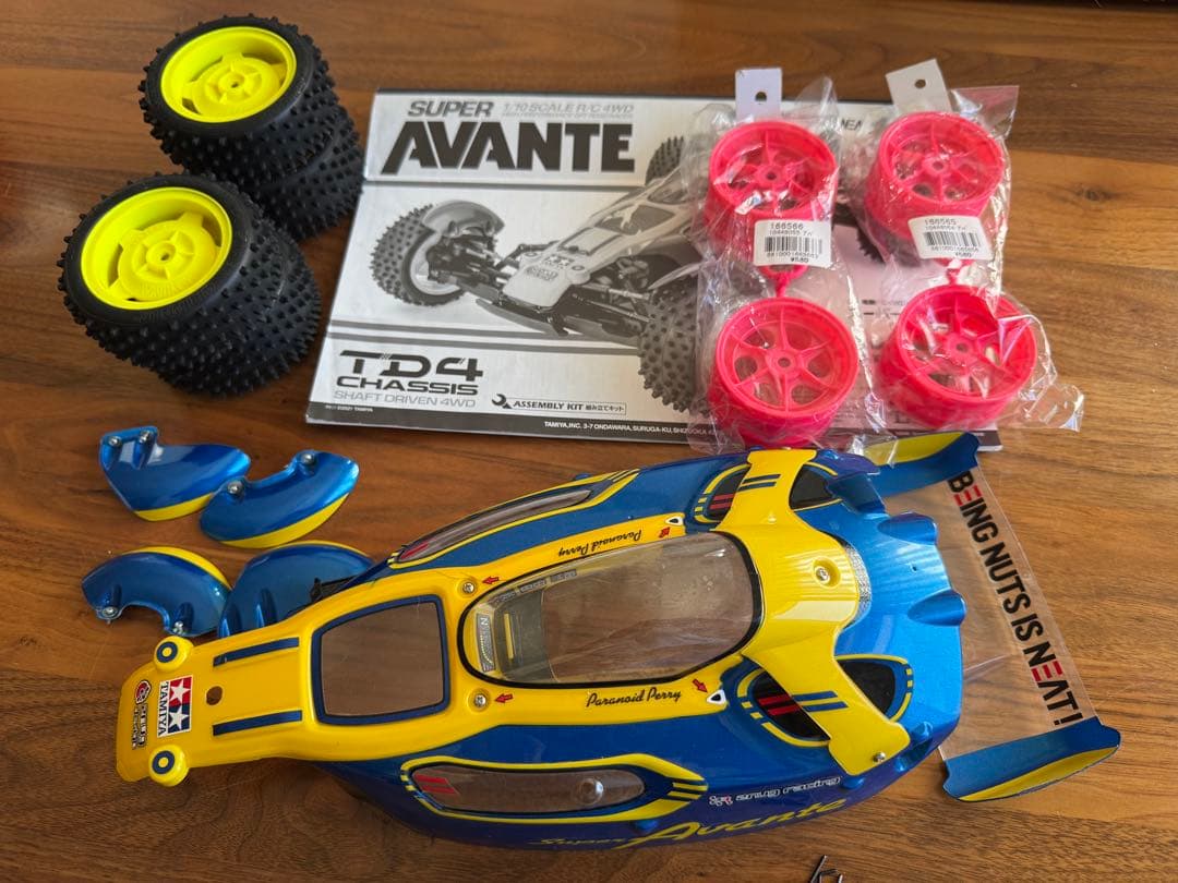 Tamiya TD4 スーパーアバンテ　ブラックスペシャル風