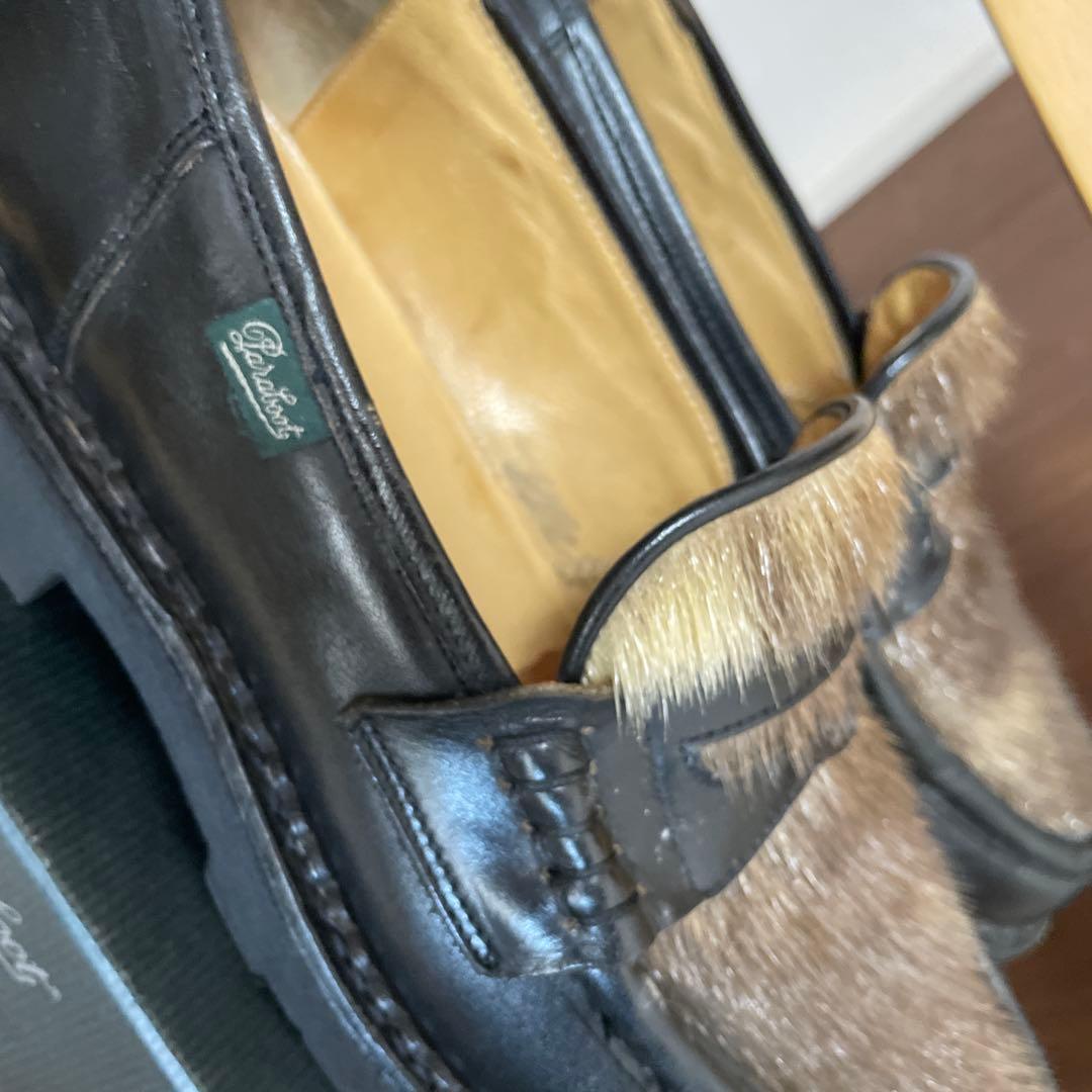 パラブーツ　ランス　フォック　アザラシ　UK8 ブラック　Paraboot