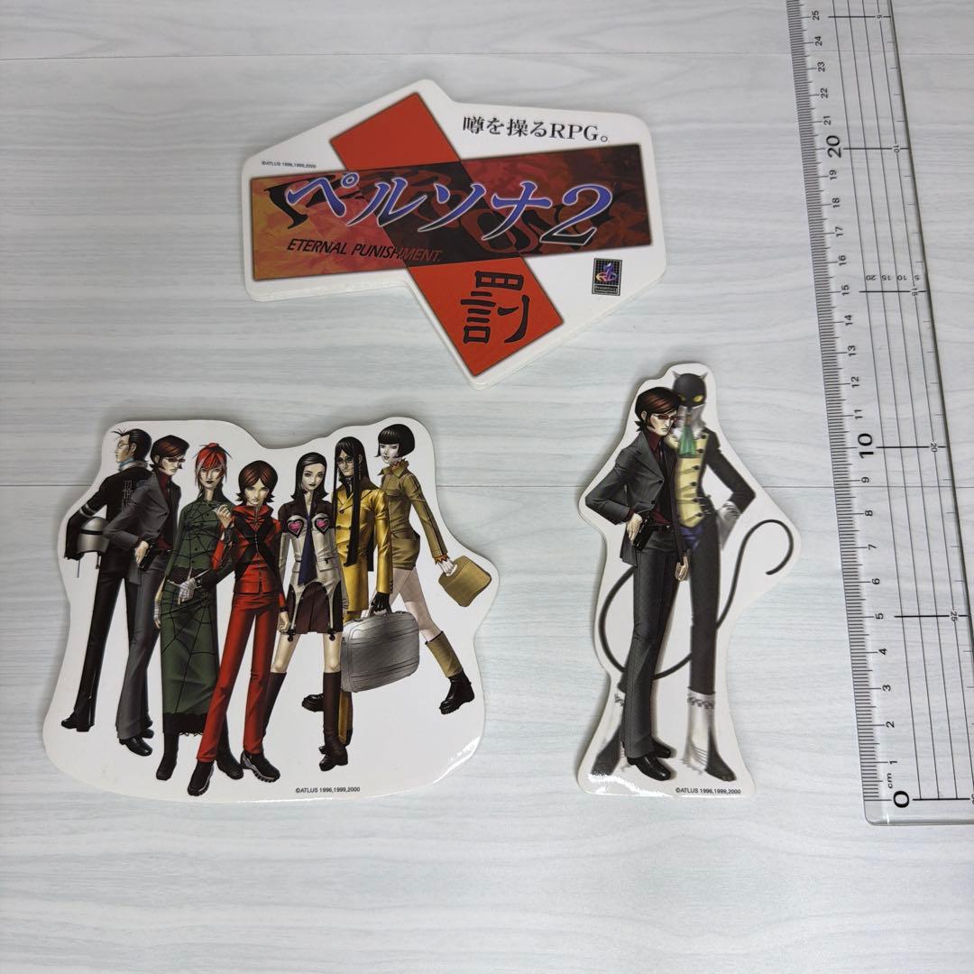 【希少】 ペルソナ2 罰 非売品 店頭用 販促用 タイトルロゴ パネル