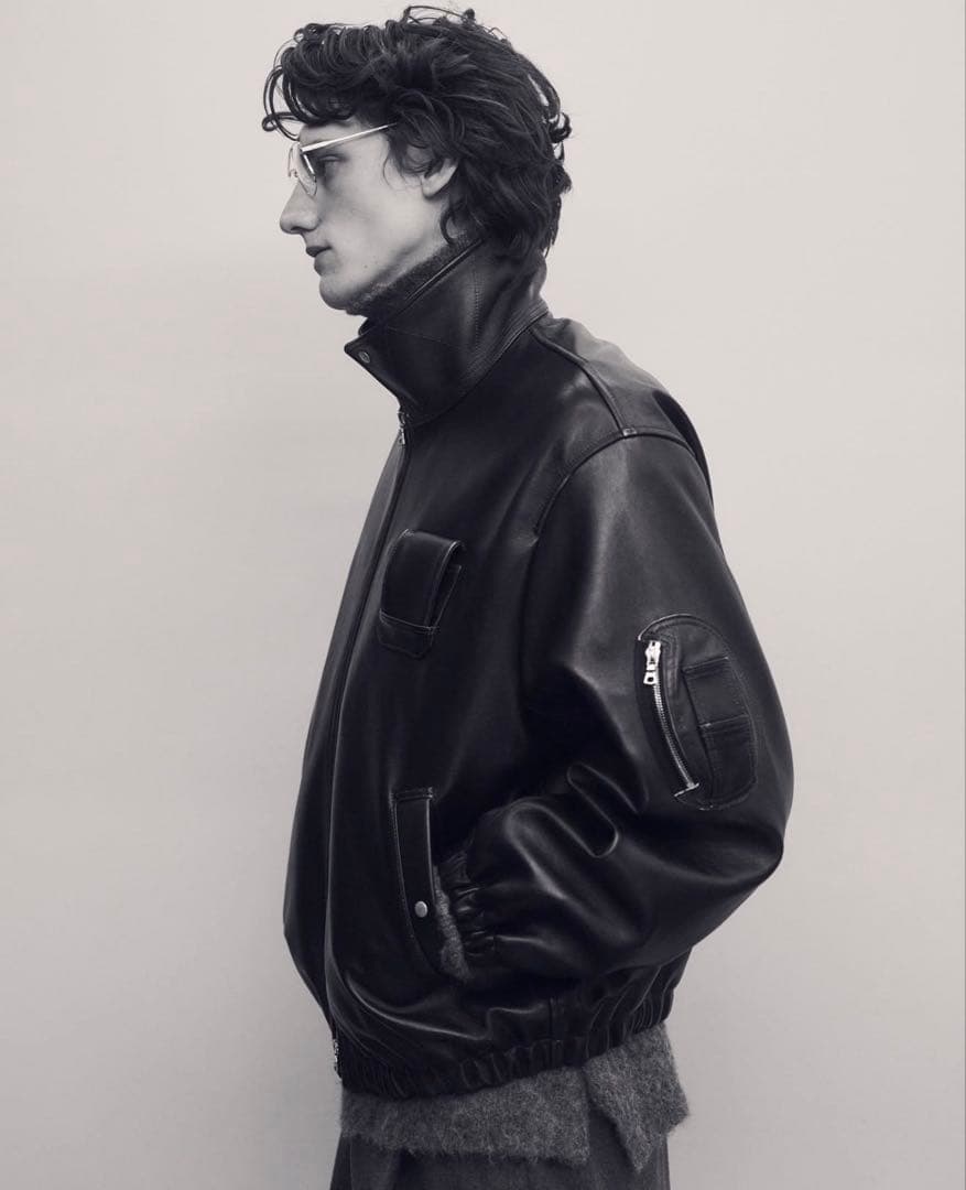 ジャケット・アウター 25AWssstein SHEEP LEATHER FLIGHT JACKET