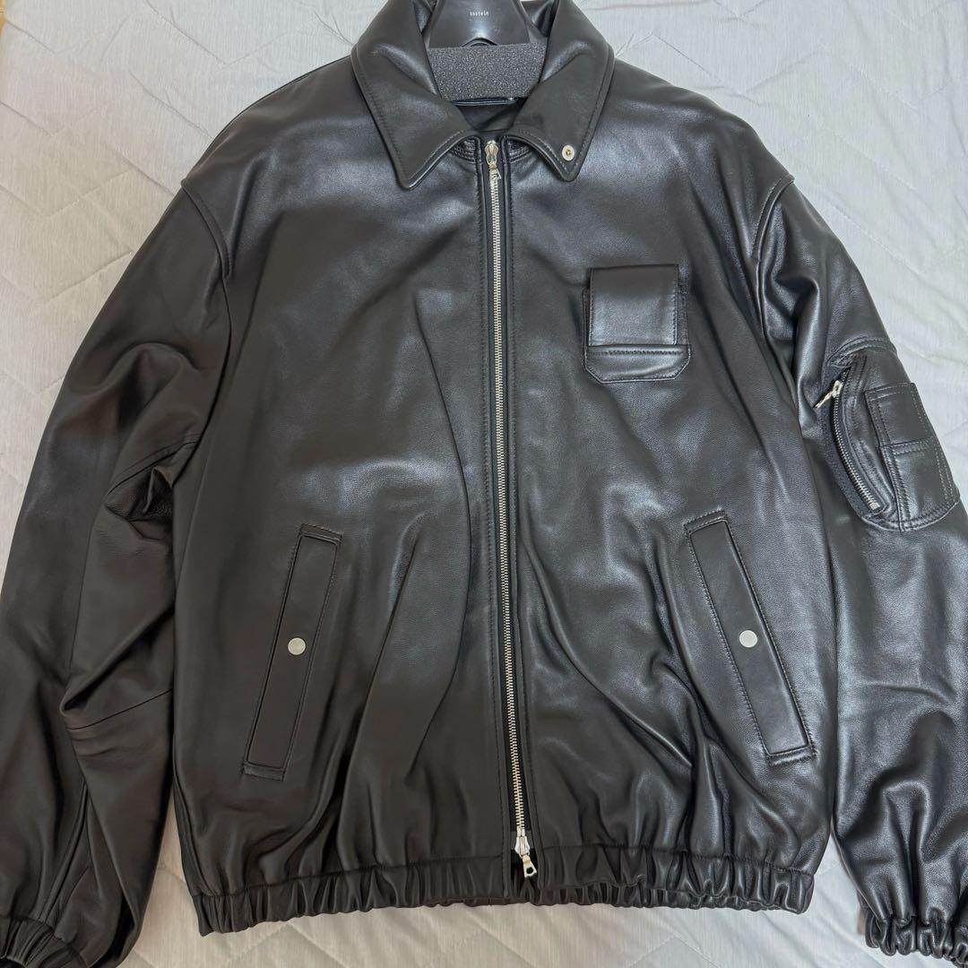 ジャケット・アウター 25AWssstein SHEEP LEATHER FLIGHT JACKET