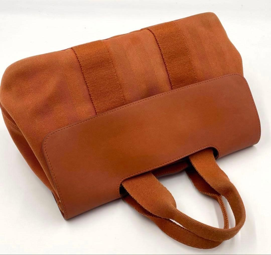 HERMES エルメス ヴァルパライソ pm ハンドバッグ トート オレンジ