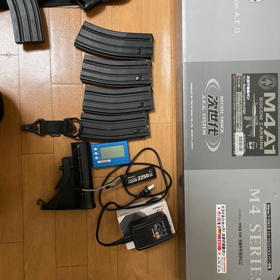 東京マルイ　次世代電動ガン　m4a1 socom カスタム　セット