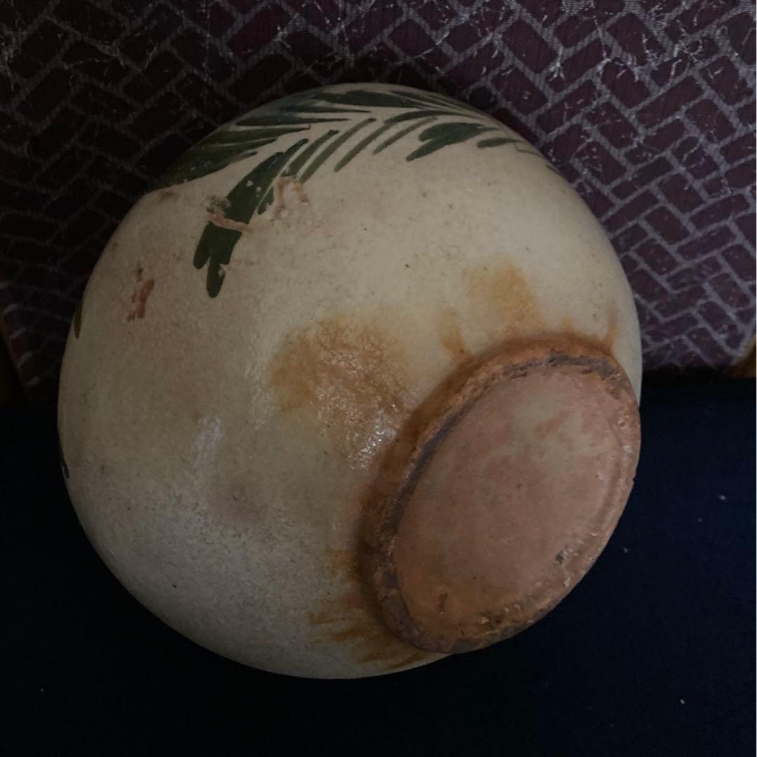 李朝期　　李朝草木文壷　　李朝時代