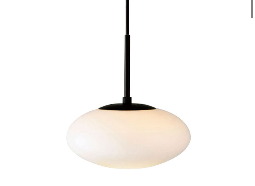 オーバル型ペンダントライト ホワイト