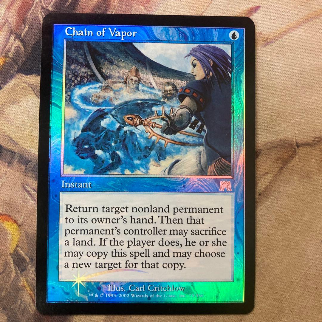 蒸気の連鎖　英語　foil