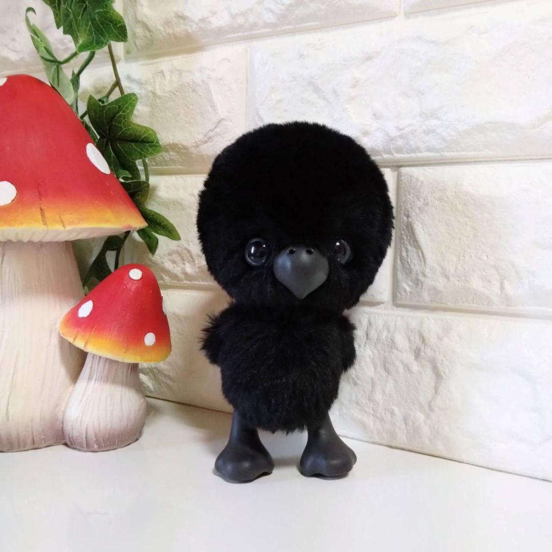 ぬいぐるみ✽アートドール✽カラスのかーくん✽中サイズ
