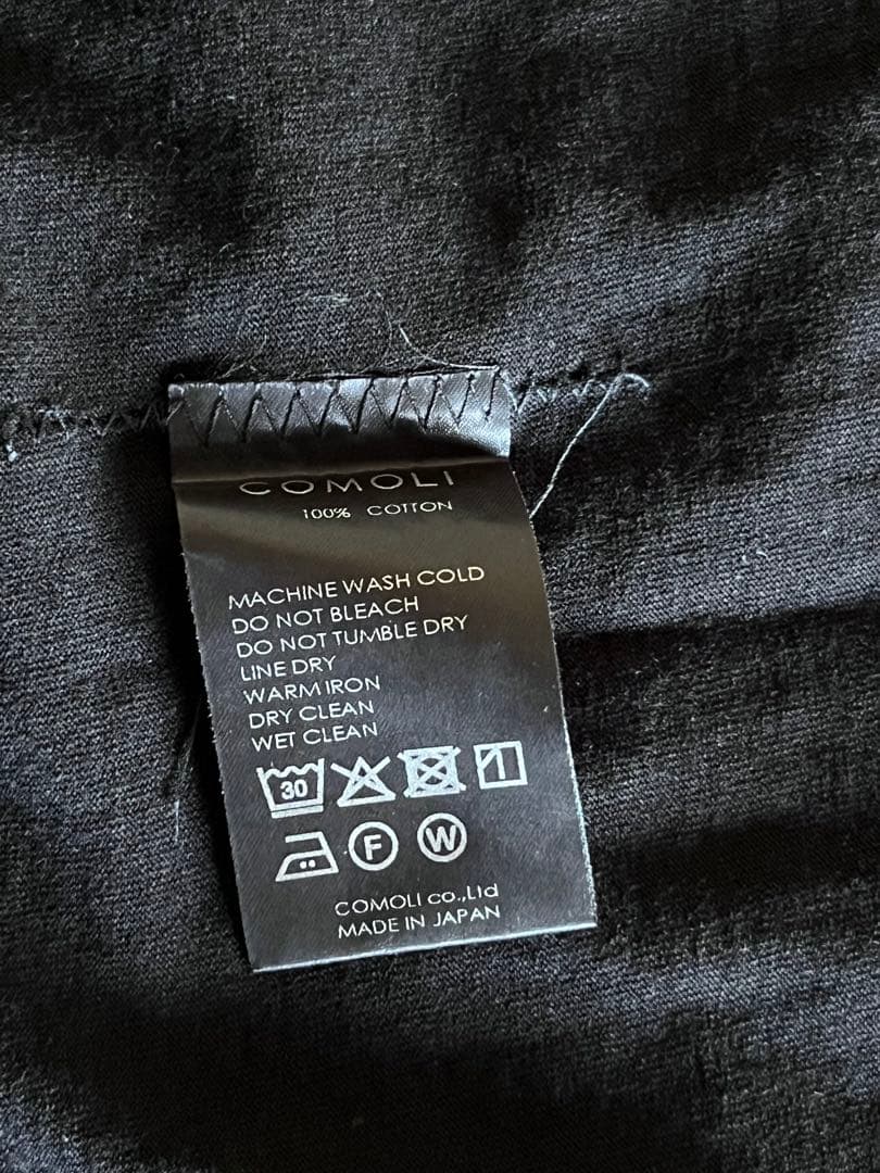 COMOLI コモリ コットンジャージノースリーブ4 B01-05011