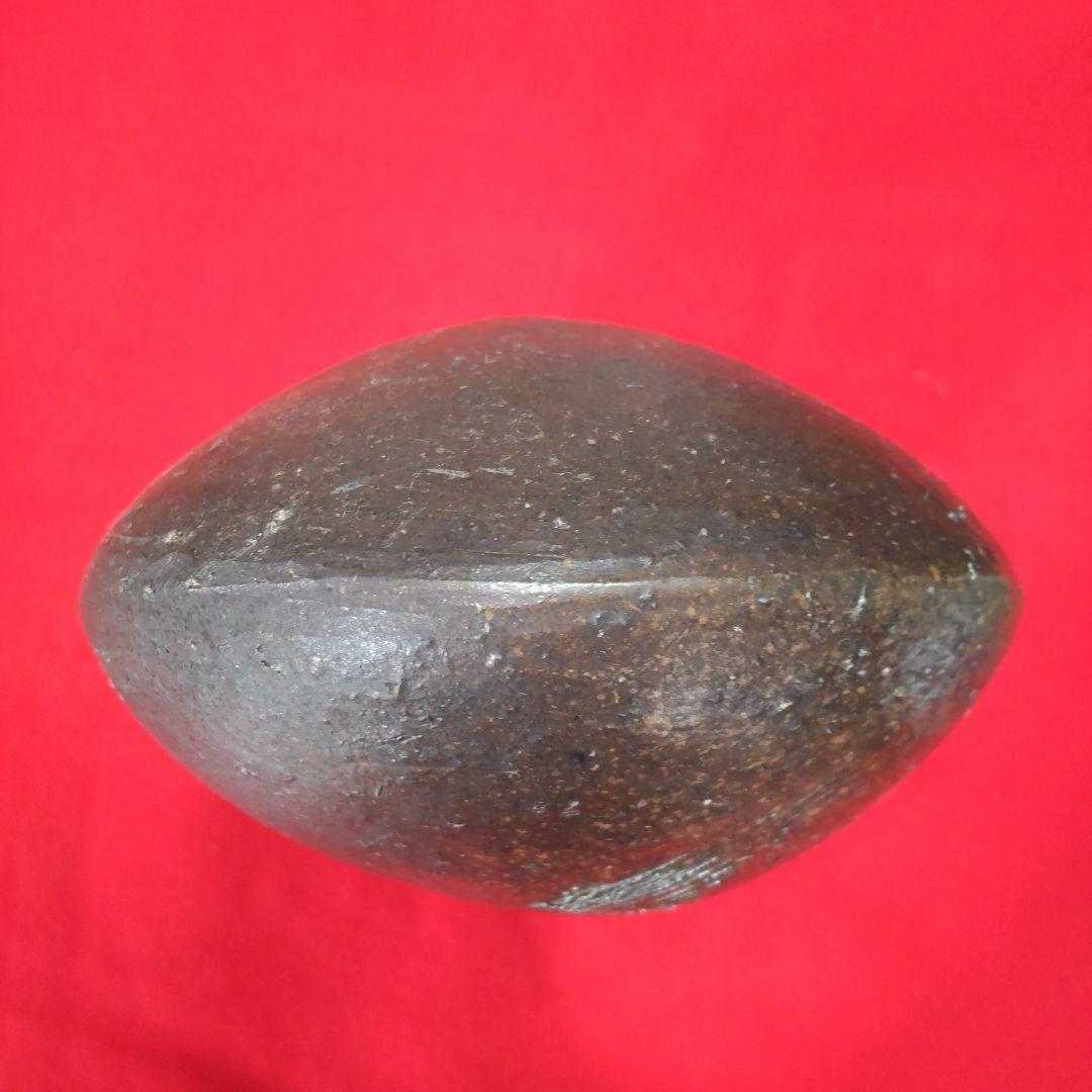 備前焼楕円花入れ/共箱