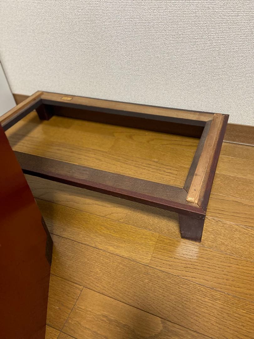 アンティーク和箪笥　朱色　赤家具