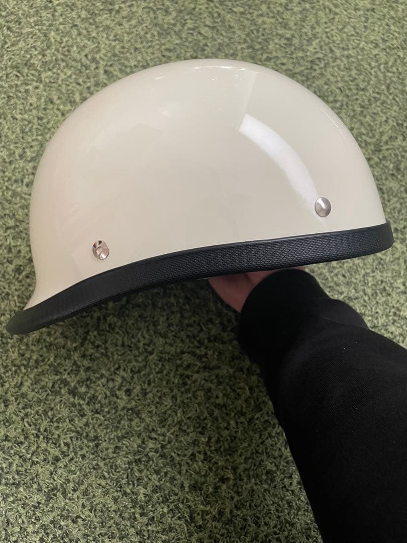 USAジョッキー アイボリー ハーフヘルメット