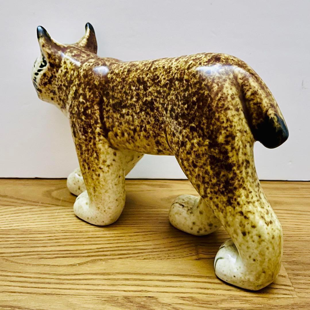 【リサラーソン/WWF/オオヤマネコ】北欧/ビンテージ/希少/山猫/Lodjur