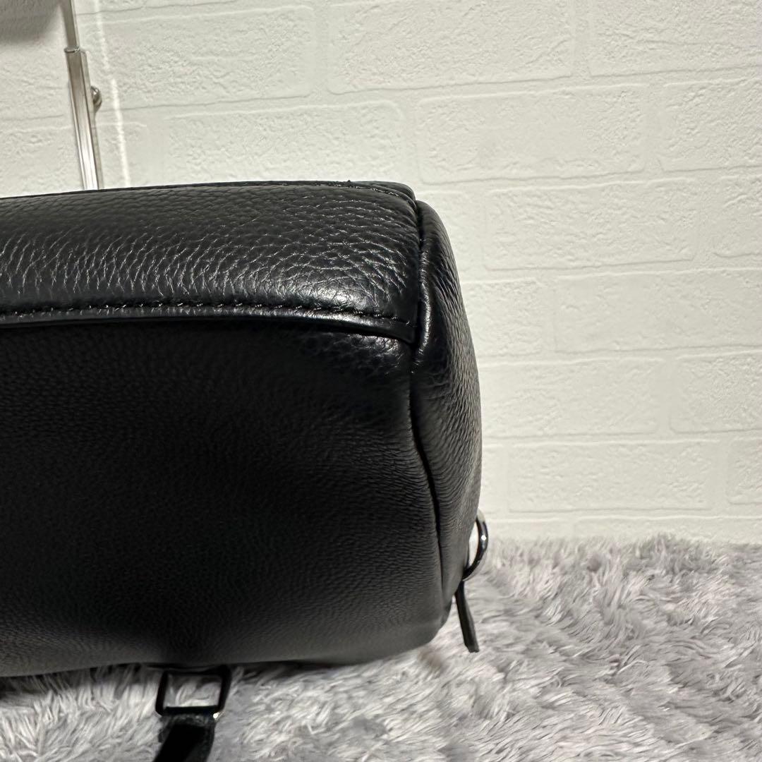 未使用級美品　MURA ムラ　ビジネスバッグ　ブラック　黒　レザー