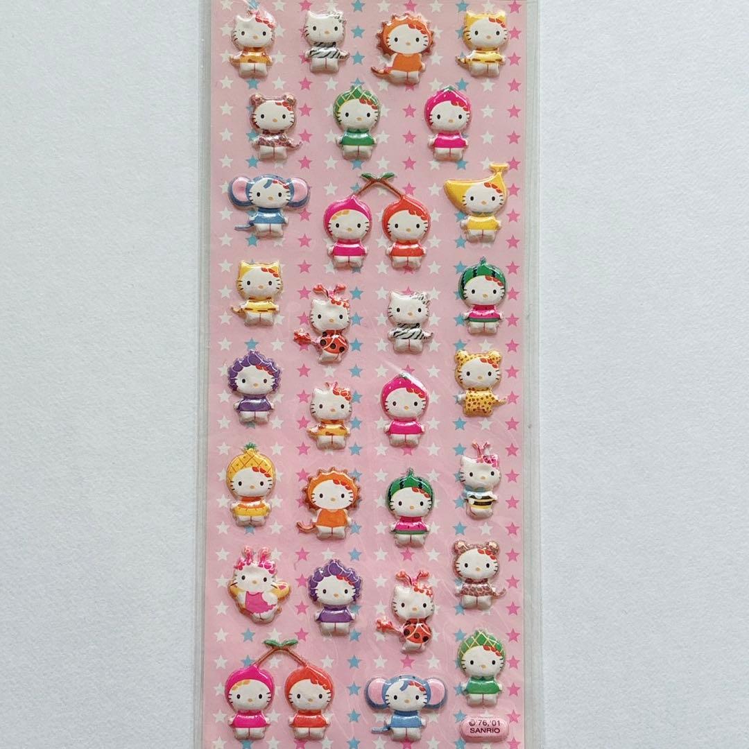 ♡キティ ミミィ シールファイル 2001年 収納 スポンジシール プチエポ♡