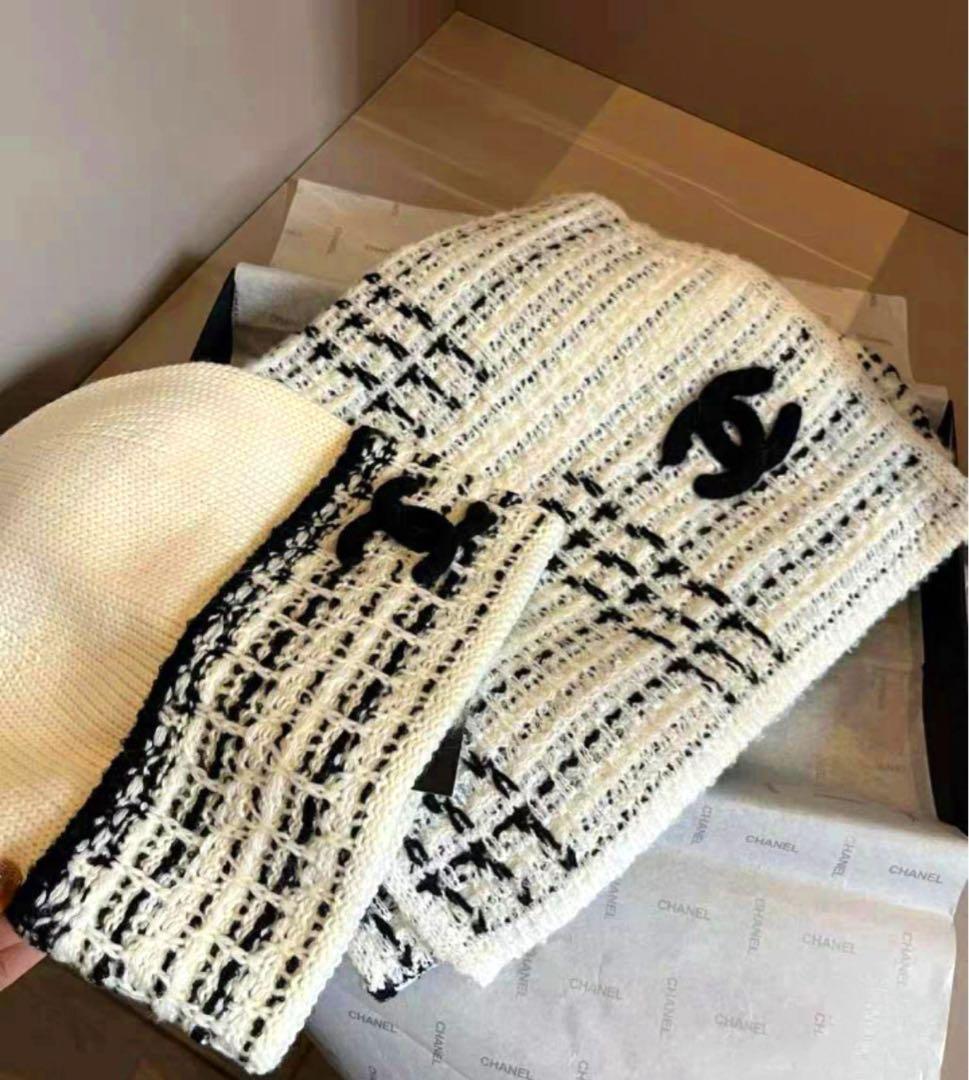 ★クリスマスSALE☆ CHANEL マフラー➕ 帽子 セット