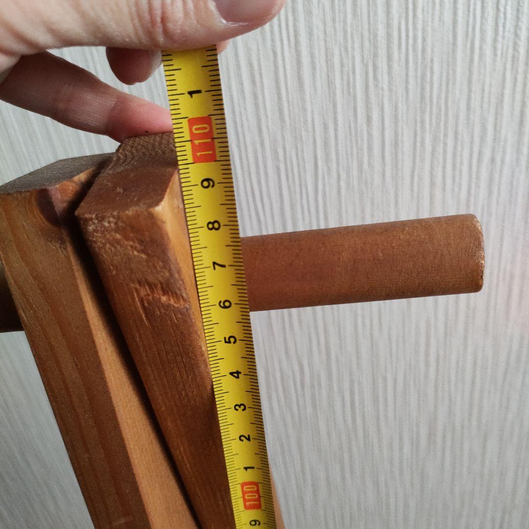 3838　アンテイーク　ハンガーラック　木製