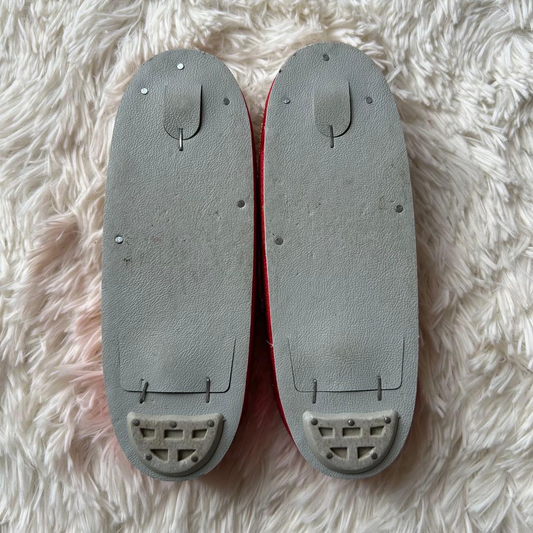 七五三 赤とピンクの花柄着物 作り帯 はこせこセット ７歳