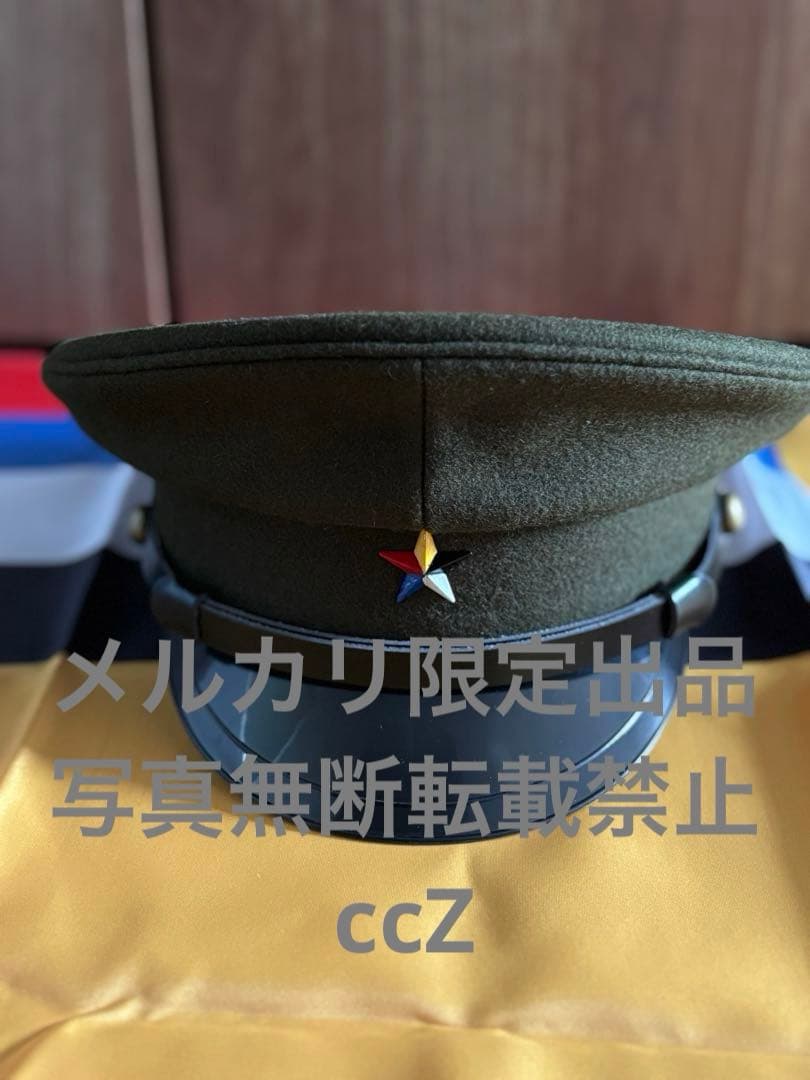 満州国軍　将校　ウール製　制帽　精密復刻版