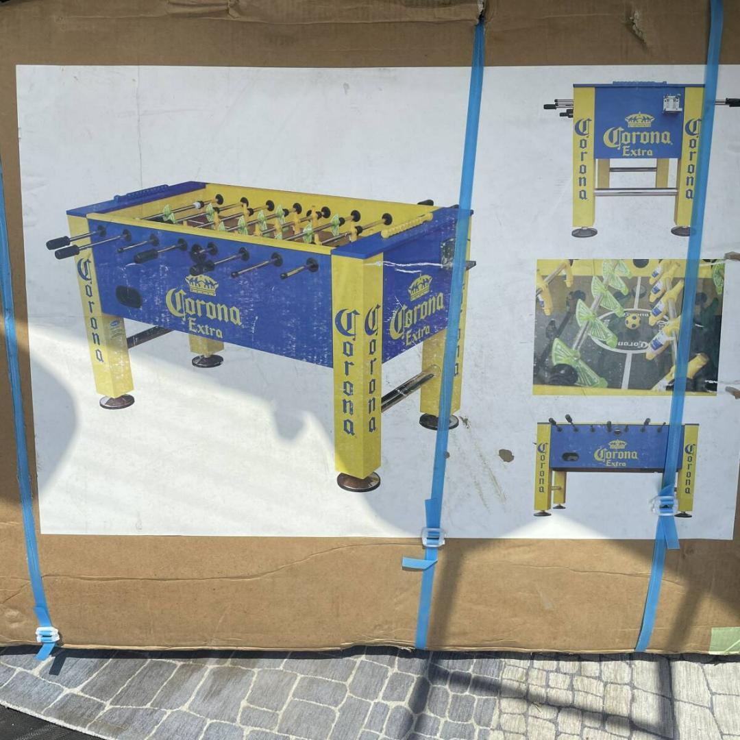 未使用　コロナビール テーブル　 サッカー ゲーム　発送可能 XZ3259ADU
