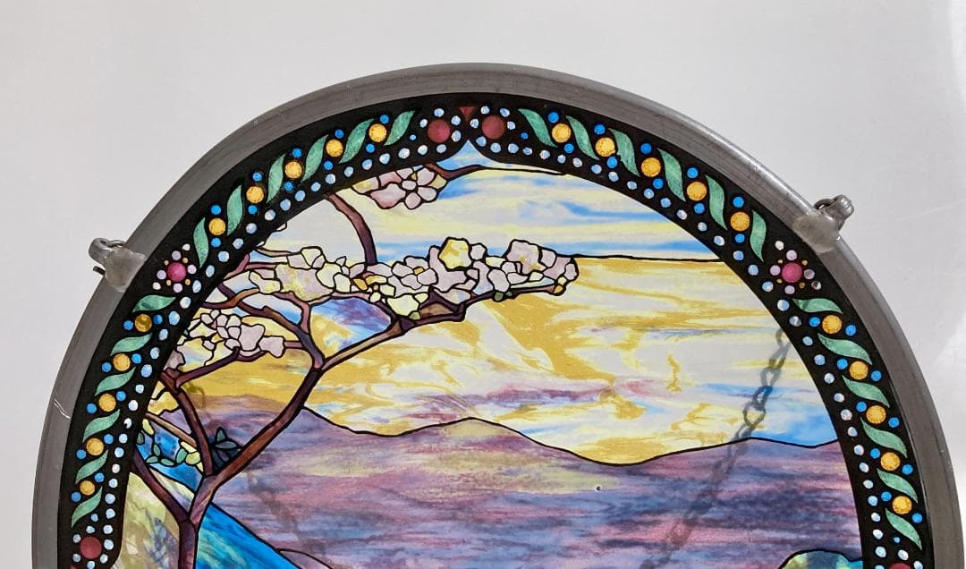 自然の風景 ステンドグラス グラスマスターズ ランドスケープ 円形