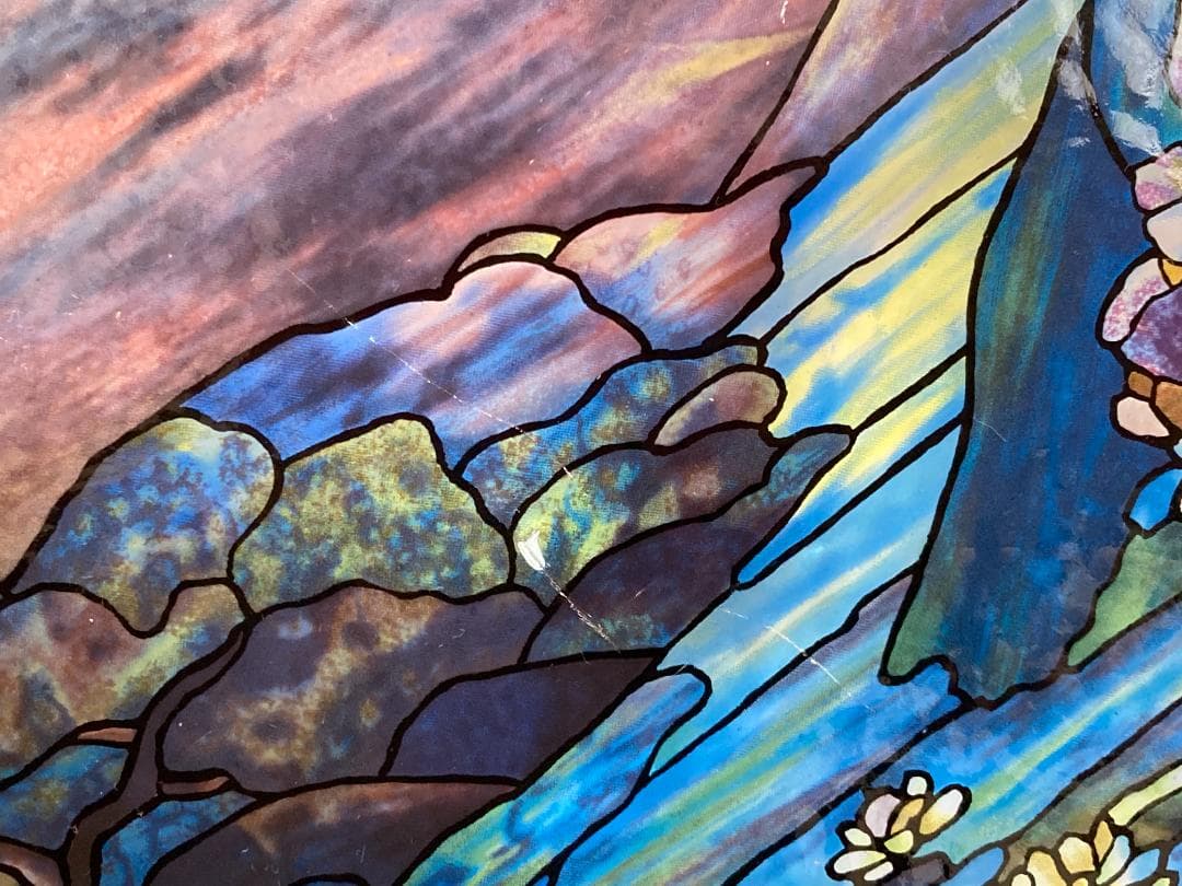 自然の風景 ステンドグラス グラスマスターズ ランドスケープ 円形