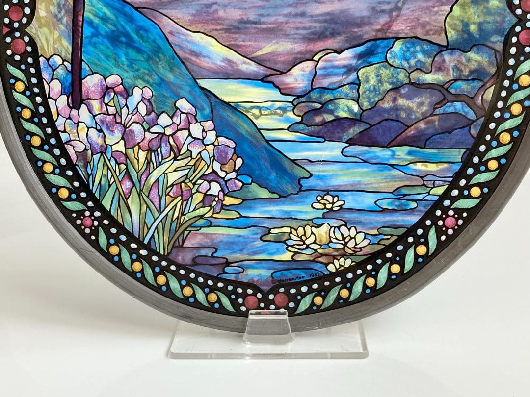 自然の風景 ステンドグラス グラスマスターズ ランドスケープ 円形