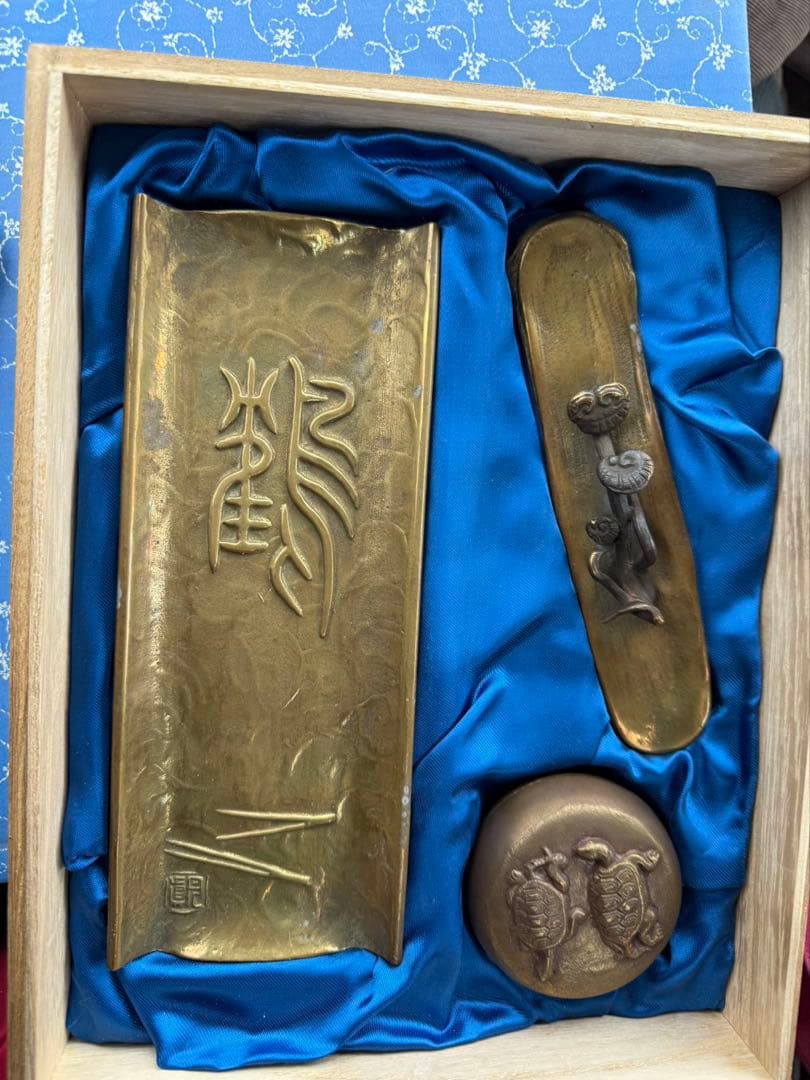 【希少品】銅製書道具セット