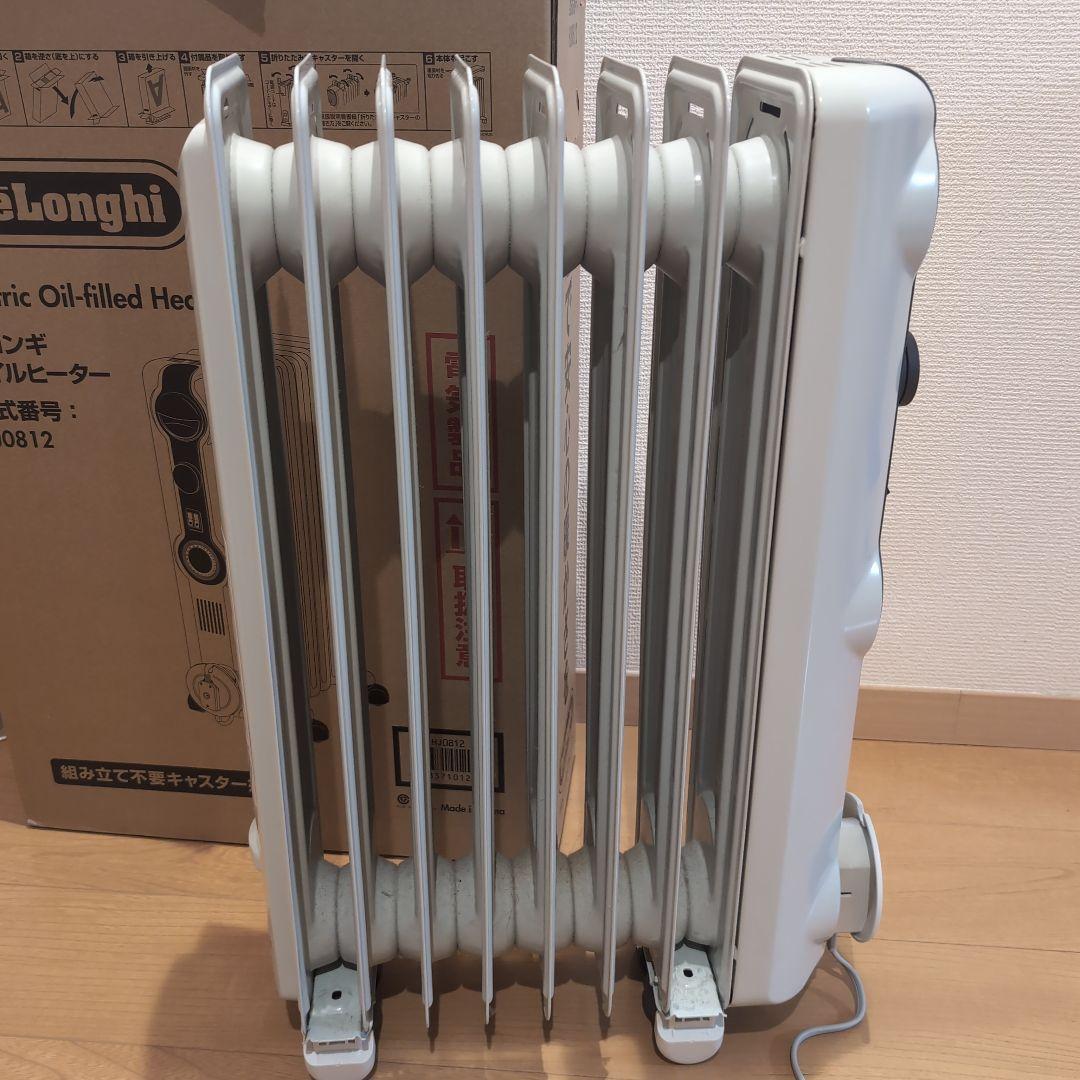 De'Longhi (デロンギ) オイルヒーター ホワイト×ブラック