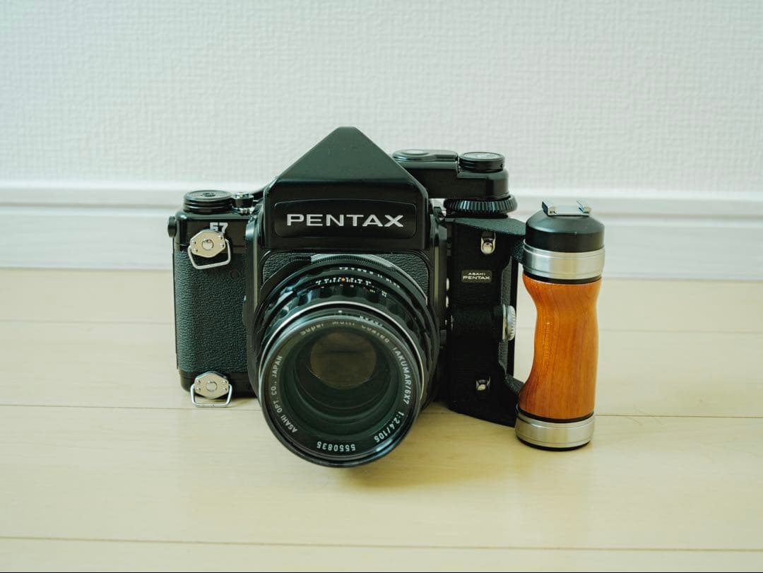 PENTAX67＋105mmF2.4＋付属品多数！！