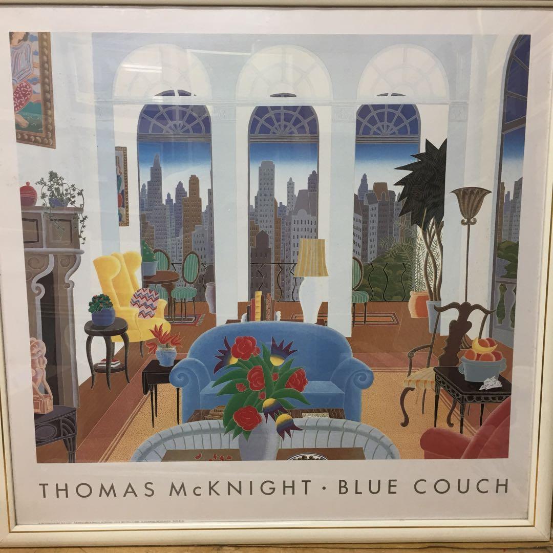 ポスター マックナイト 額縁白75センチ正方形