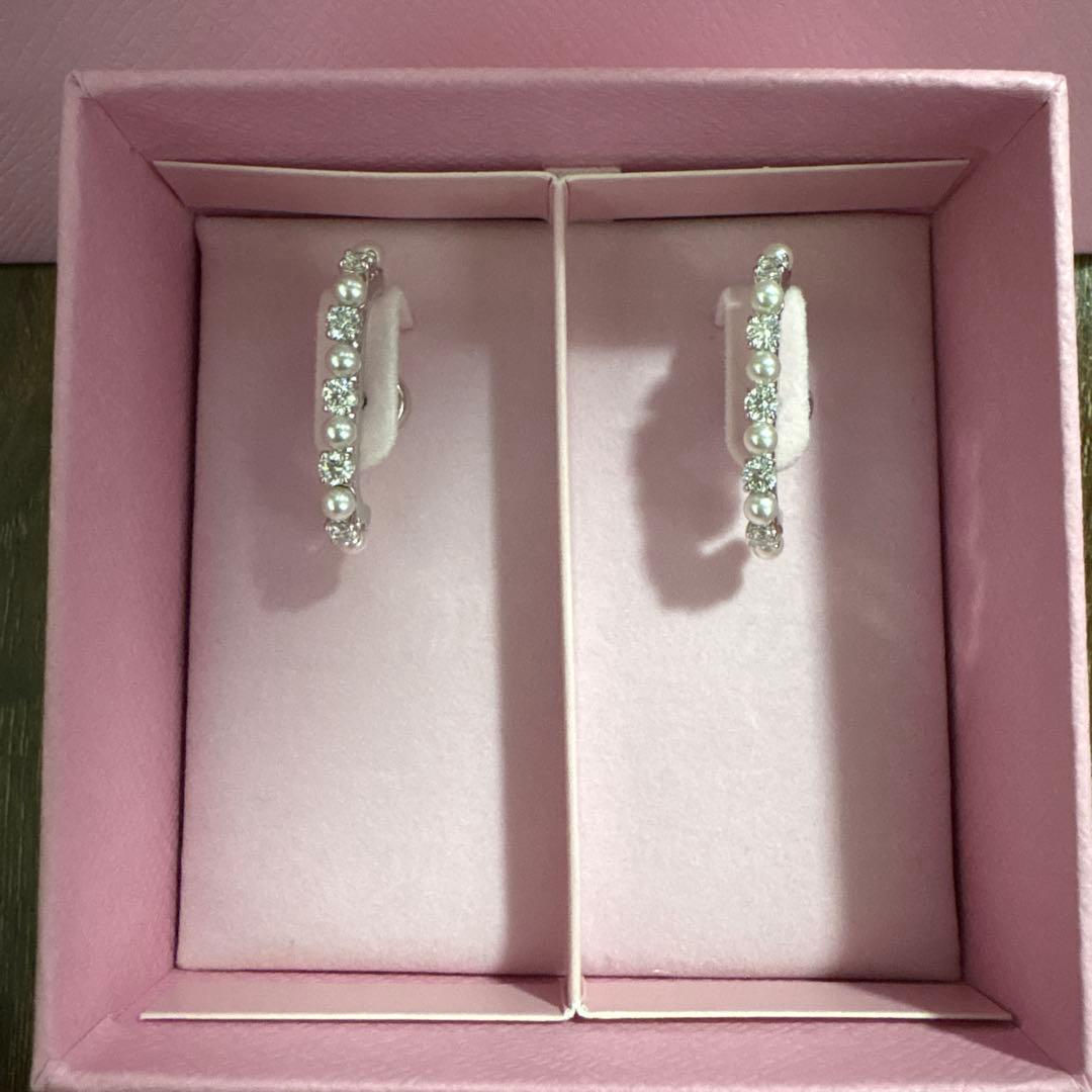 SWAROVSKI★ピアス★クリスタル，パール