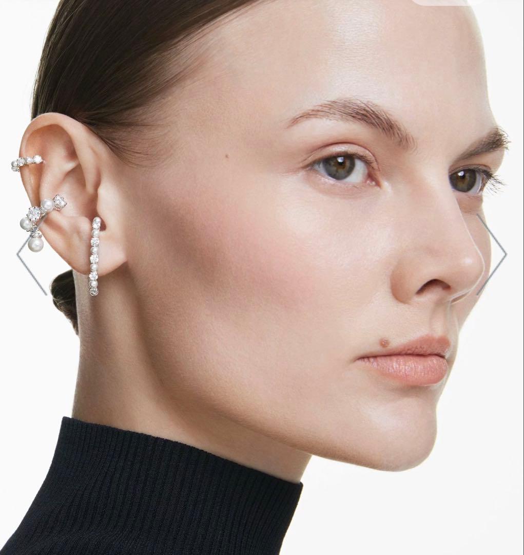 SWAROVSKI★ピアス★クリスタル，パール