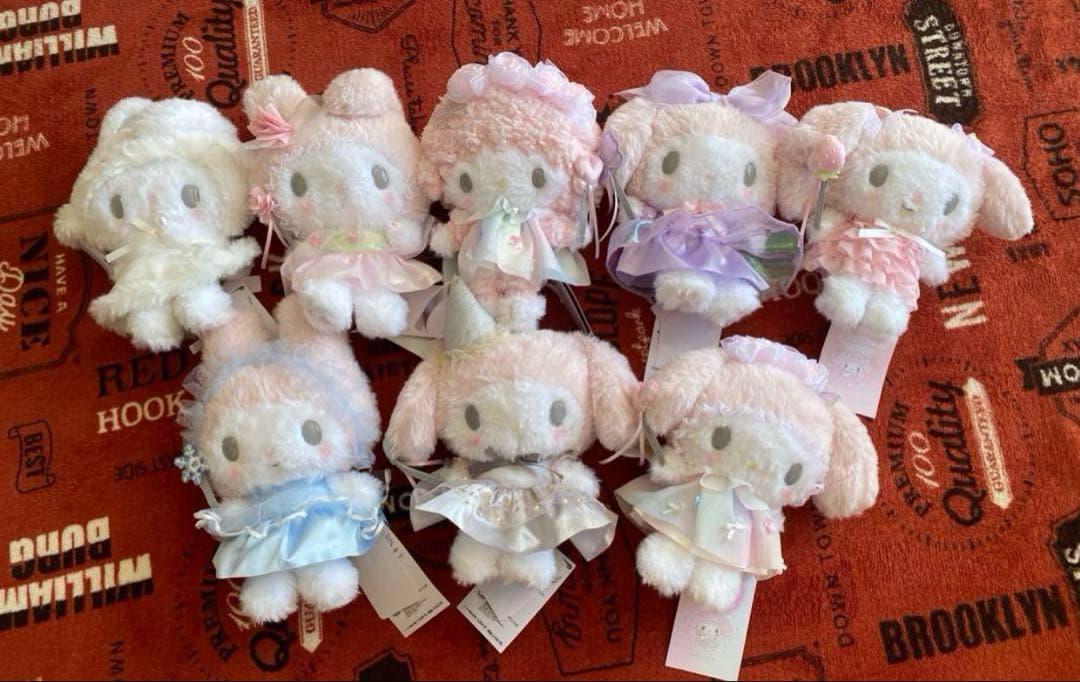 サンリオ アニバーサリーショップ限定マイメロディぬいぐるみ 8種セット