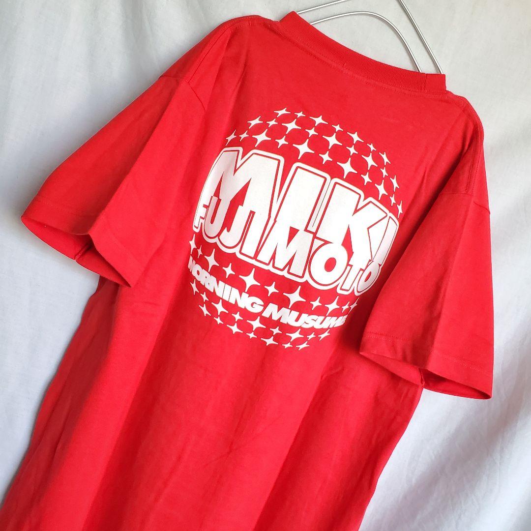 2007 モーニング娘 藤本美貴コンサート半袖 Tシャツ 赤 ミキティ